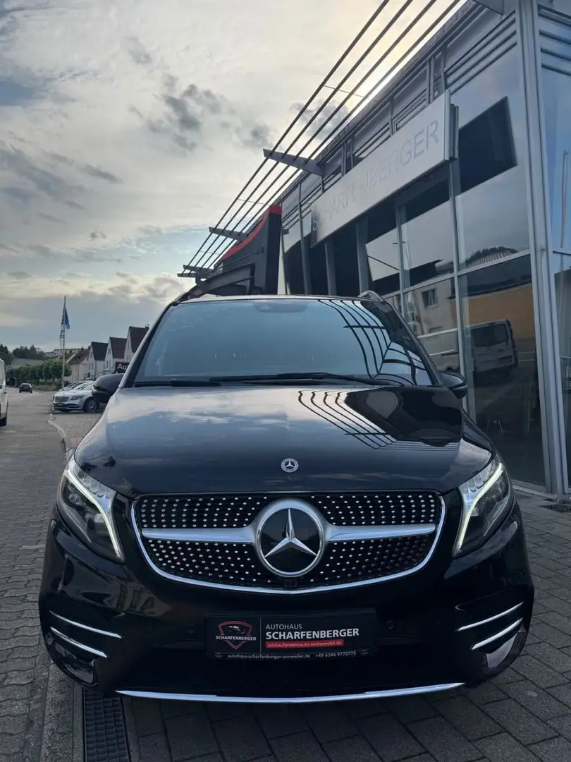 Mercedes-Benz V 300 d AMG+ACC+8Fach+AHK+6Sitzer+Edition Lang Schwarz - 2