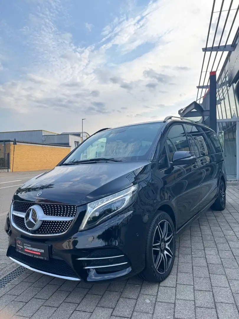Mercedes-Benz V 300 d AMG+ACC+8Fach+AHK+6Sitzer+Edition Lang Schwarz - 1