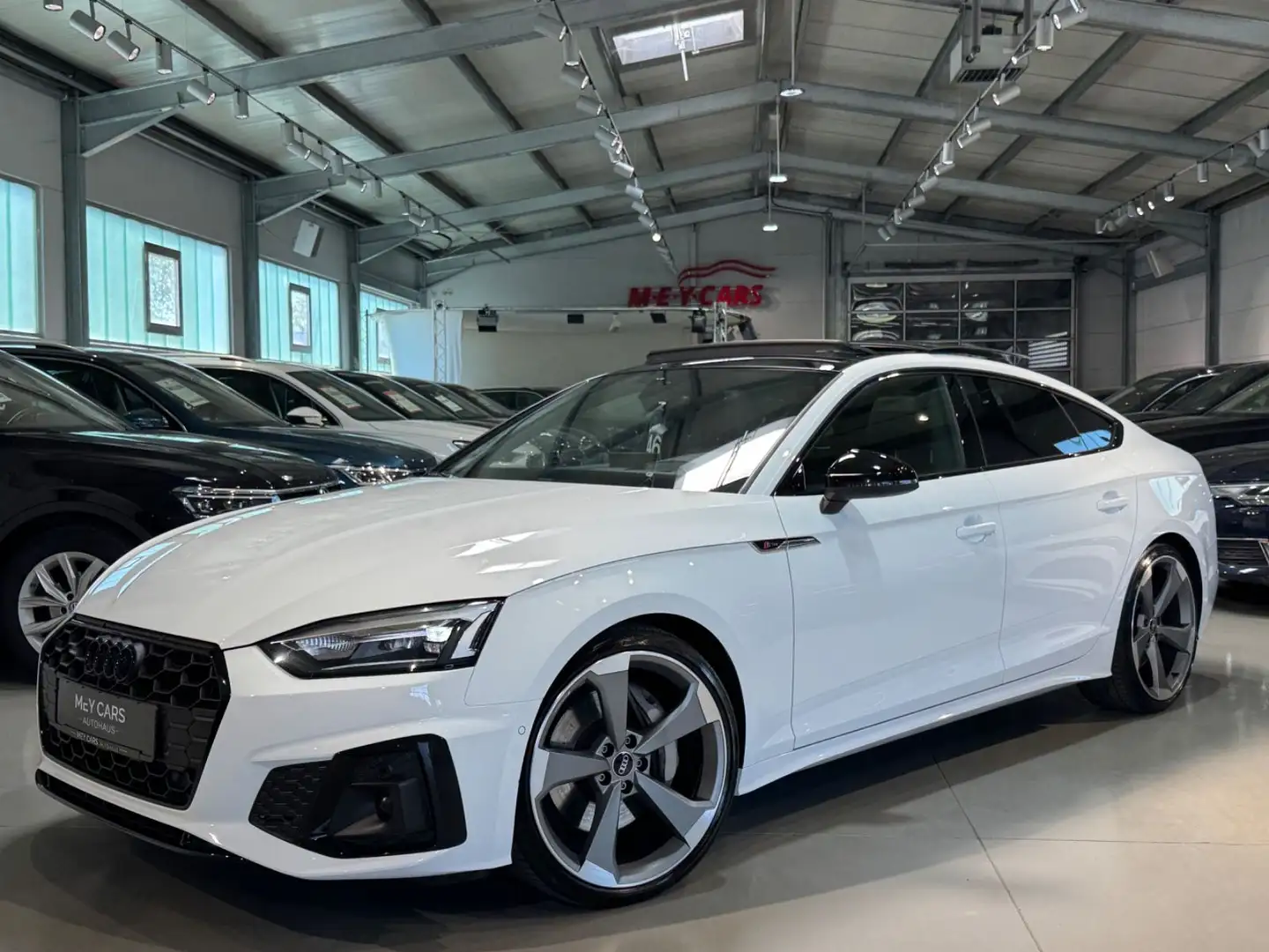Audi A5 Sportb 50 TDI quatt. S line*HUD*AHK*PANO*MWST Weiß - 1