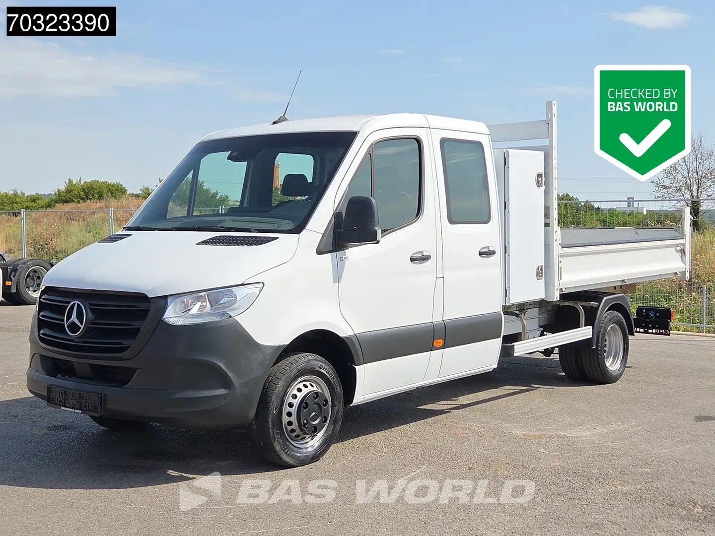Mercedes-Benz Sprinter 514 CDI Automatik Doppel Kabine Kipp Weiß - 2
