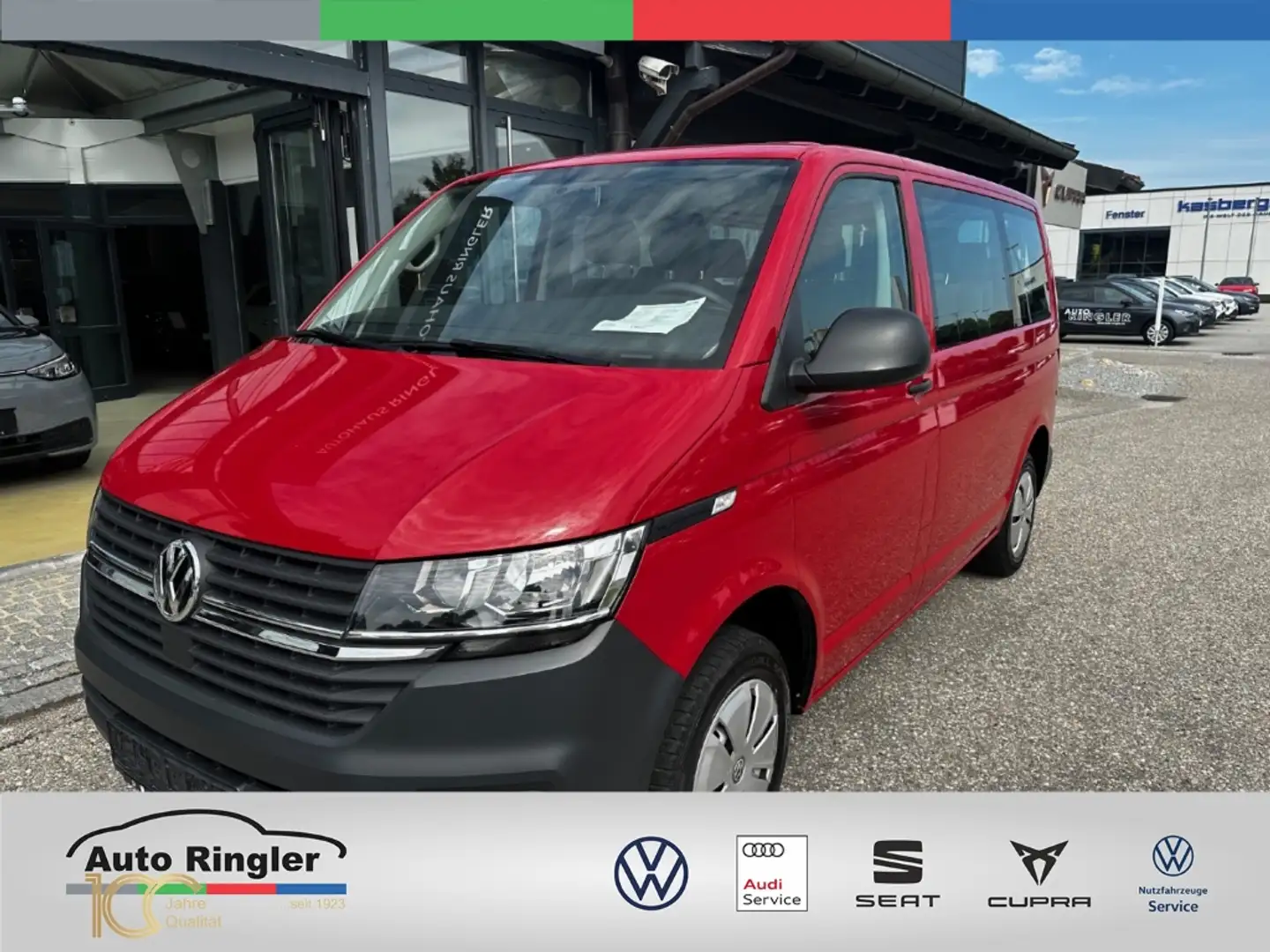 Volkswagen T6.1 Transporter FWD 2.0 TDI EU6d Kombi EcoProfi 2.0TDI 9 SITZE,KLI Rot - 1