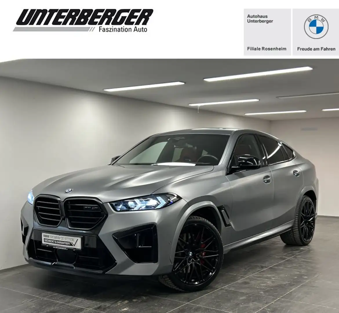 BMW X6 M Competition M Driver´s Package Pano. Harman/Kardon Gris - 1