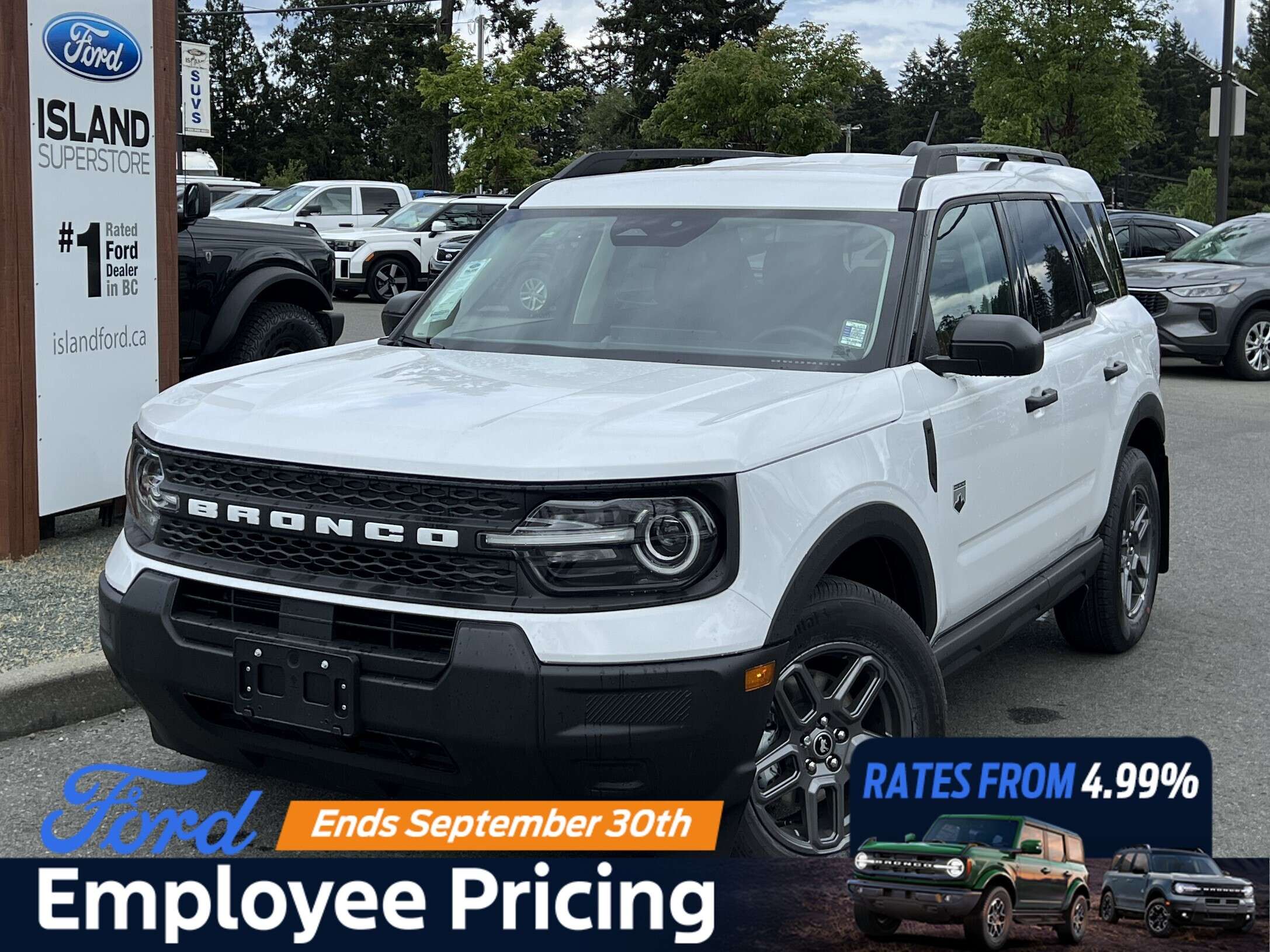 White 2026 Ford Bronco Sport SUV / Crossover All-Wheel Drive 8-Speed Automatic