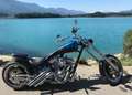 Harley-Davidson Custom Bike Softail Custom Totalumbau EVO-Motor Blau - thumbnail 1