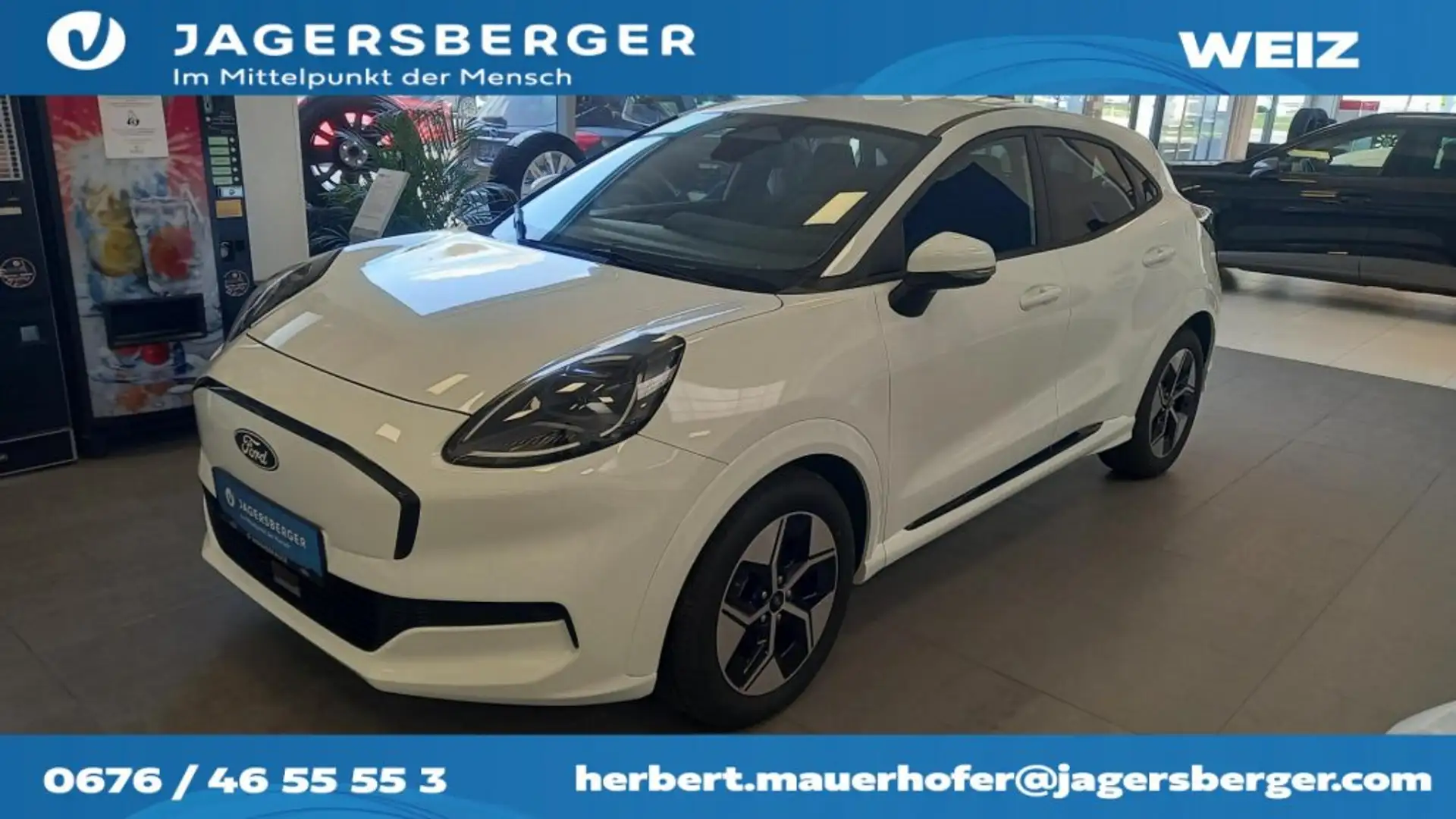 Ford Puma E-Gen 43kWh Weiß - 1