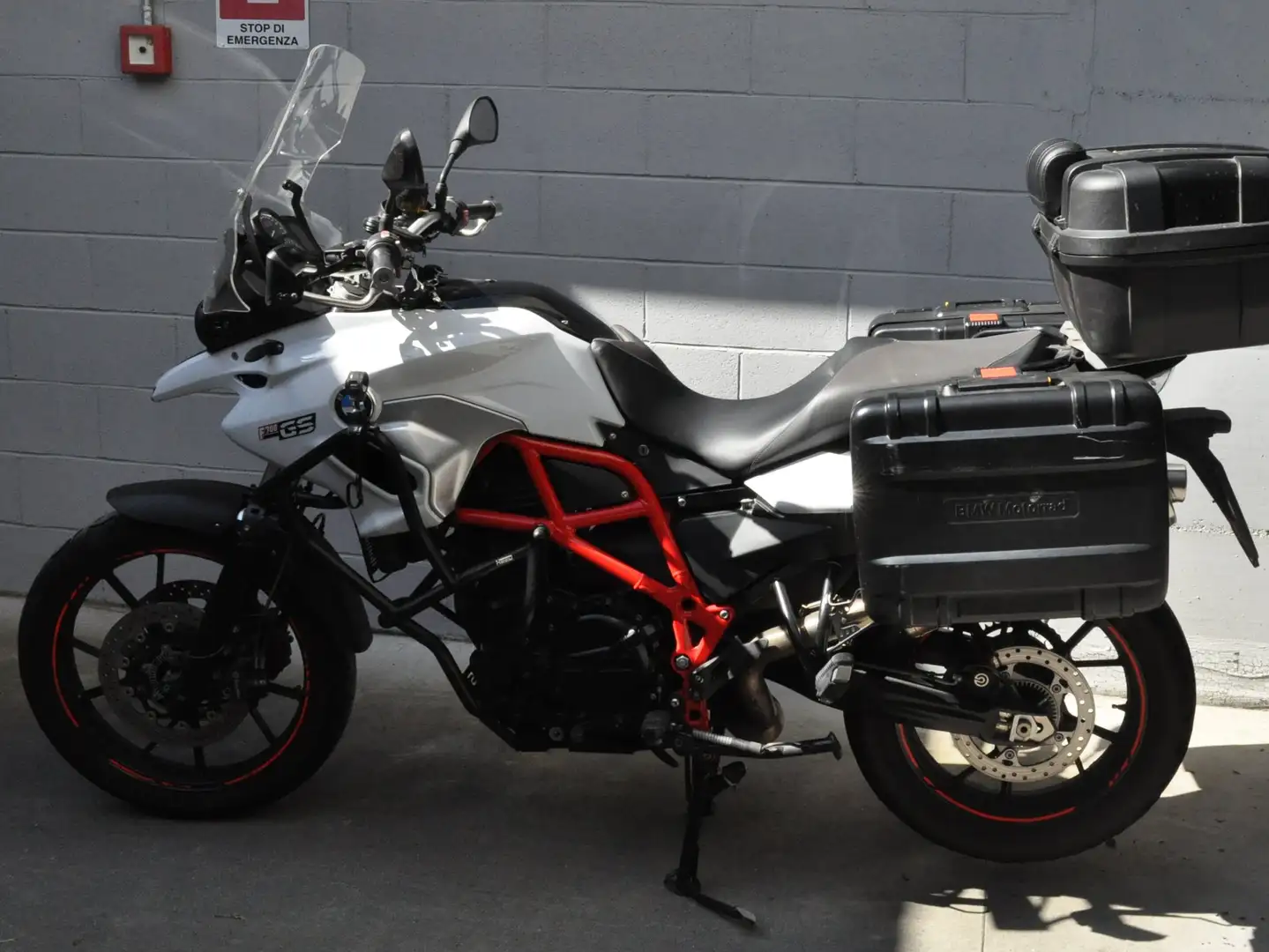 BMW F 700 GS touring Bílá - 2