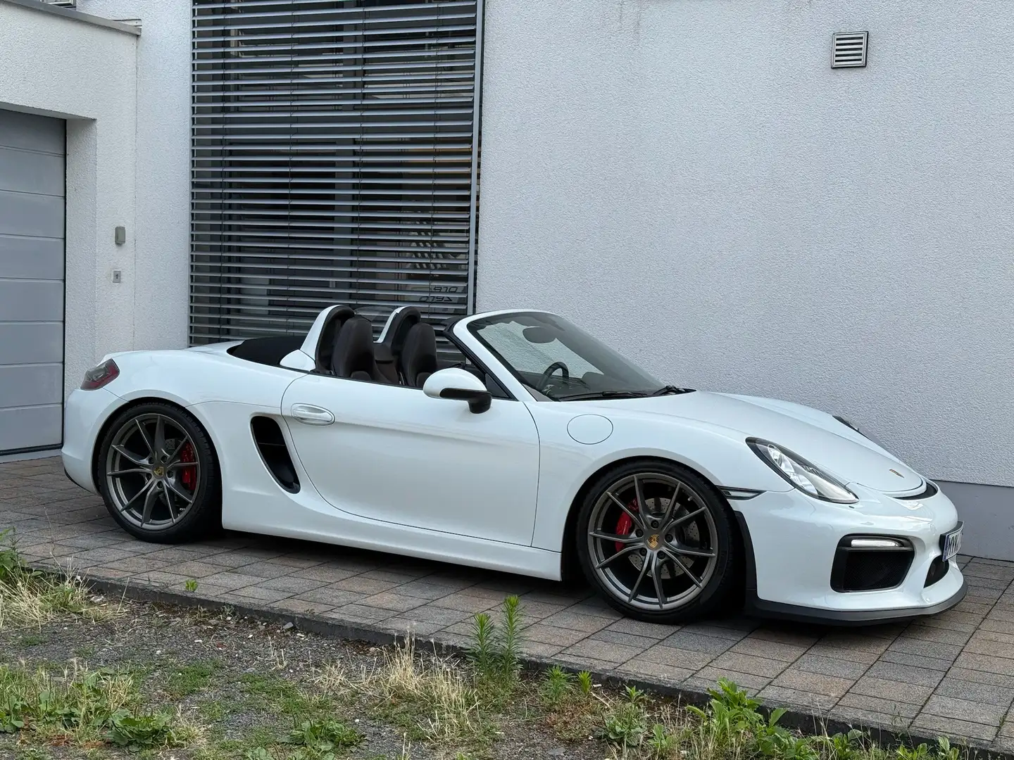 Porsche Boxster S PDK 981 Spyder GTS SAGA PTV Chrono KW V3 Lift Weiß - 2