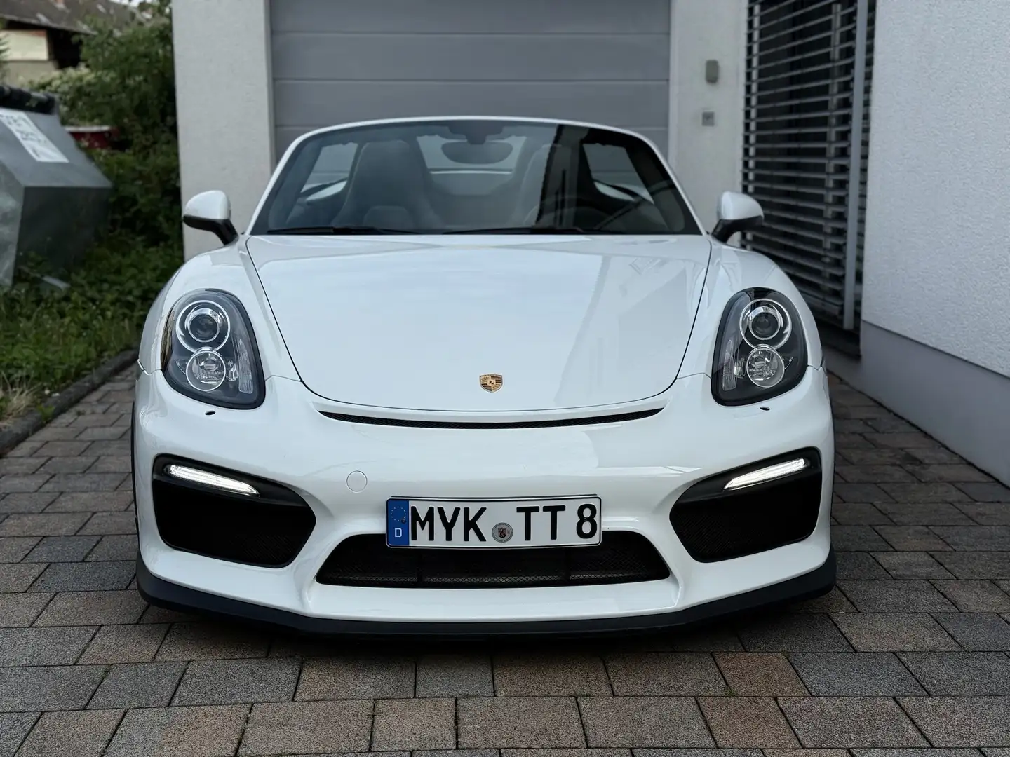Porsche Boxster S PDK 981 Spyder GTS SAGA PTV Chrono KW V3 Lift Weiß - 1