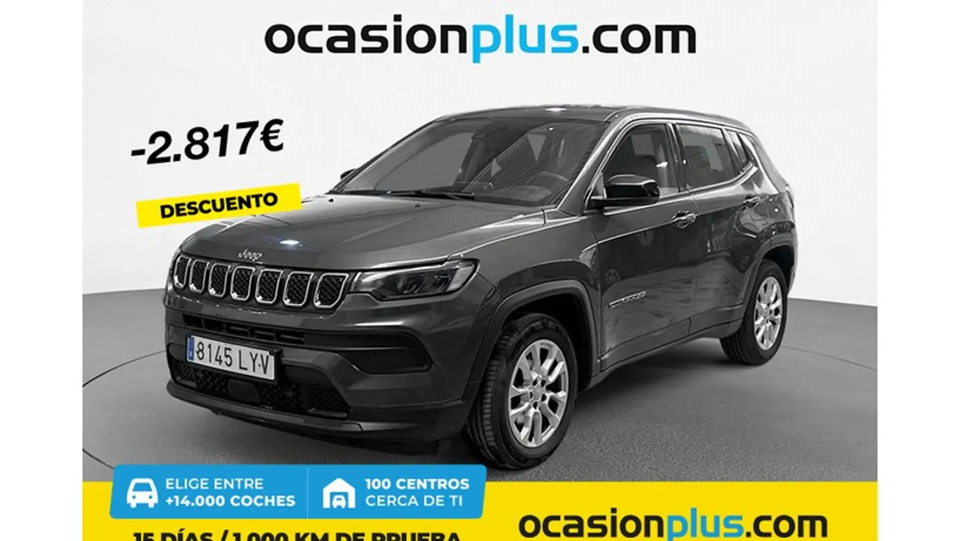 Jeep Compass 1.3 Gse T4 Longitude 4x2 130 Gris - 1