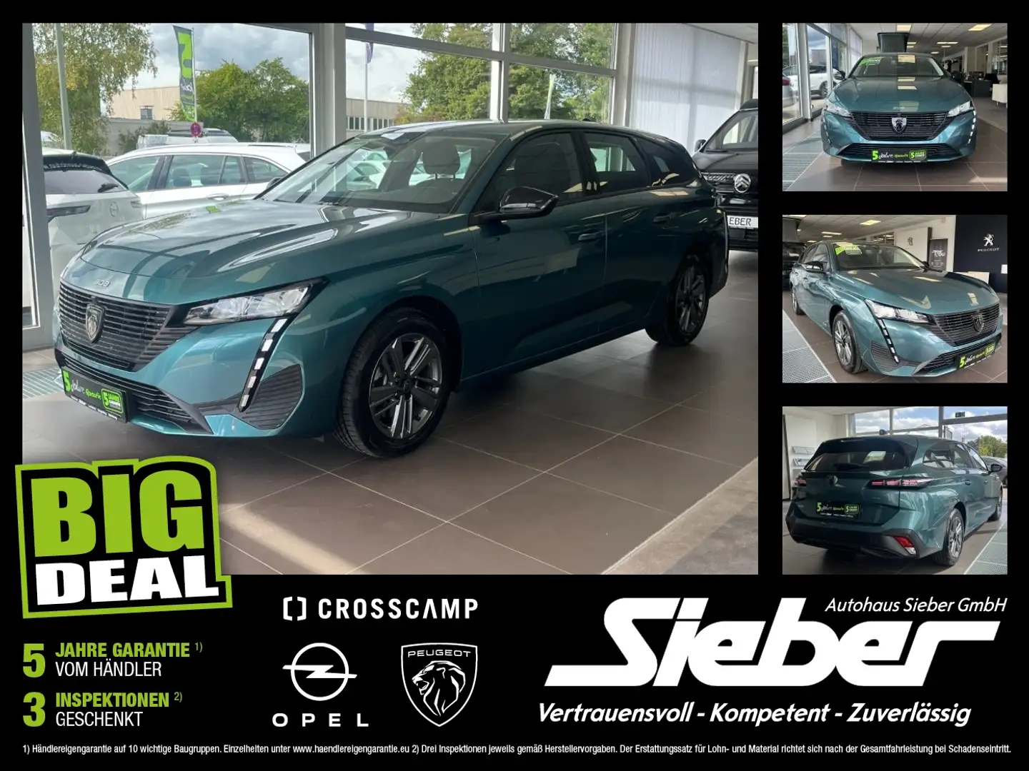 Peugeot 308 1.2 PureTech 130 SW Active Pack Klimaaut. Bleu - 1