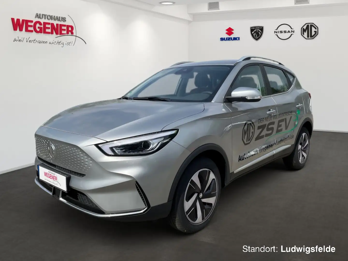 MG ZS EV Luxury /Pano/360/iSmart/Leder Silber - 1