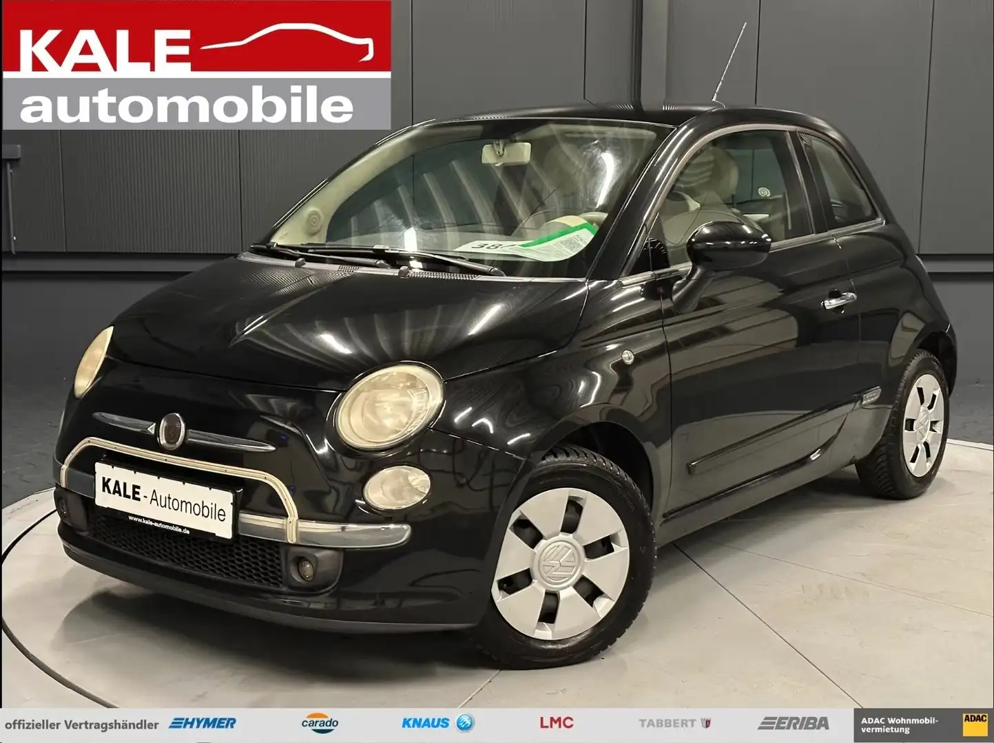 Fiat 500 Lounge *PANORAMA*Allwetter*2.HAND* Negru - 1