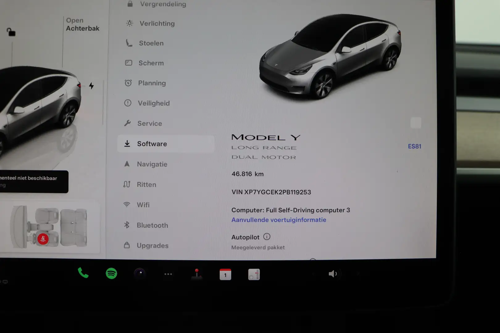 Tesla Model Y Long Range Dual Motor LEDER/CUIR LED GPS PDC CAM P Argent - 2