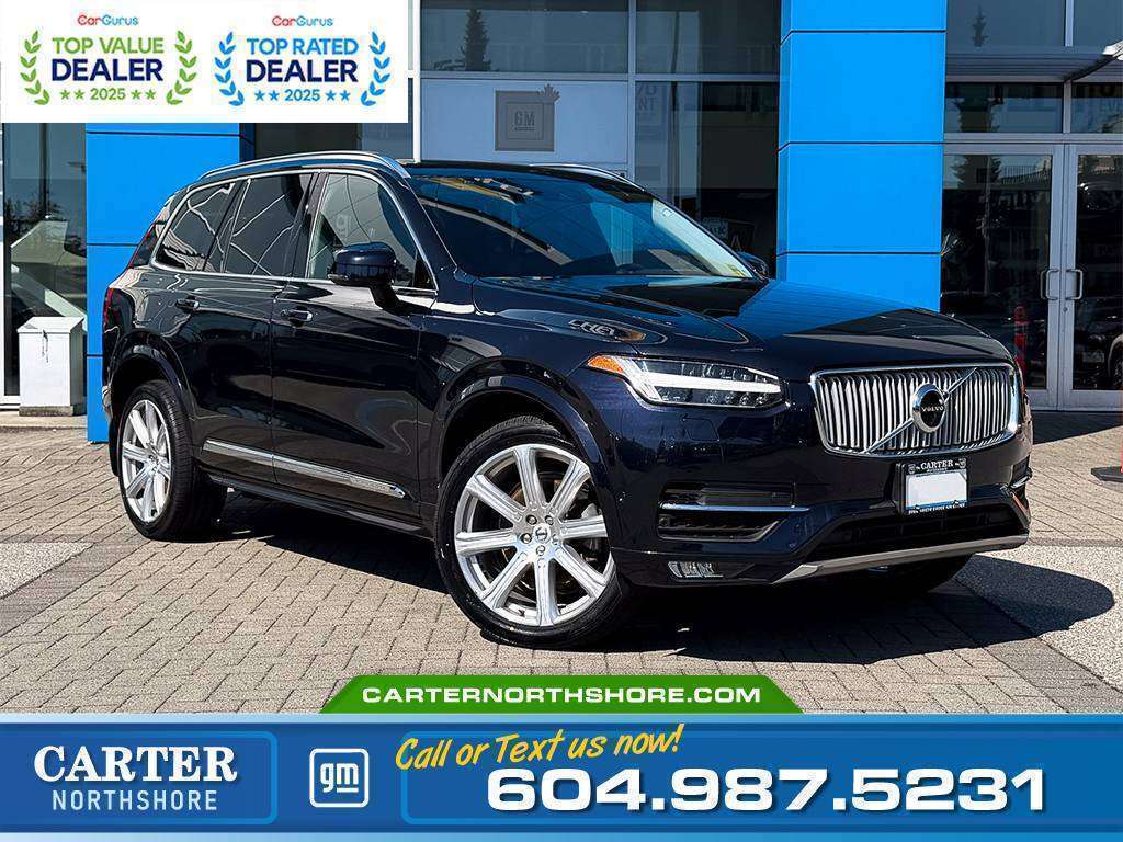 Blue 2017 Volvo XC90 SUV / Crossover All-Wheel Drive 8-Speed Automatic
