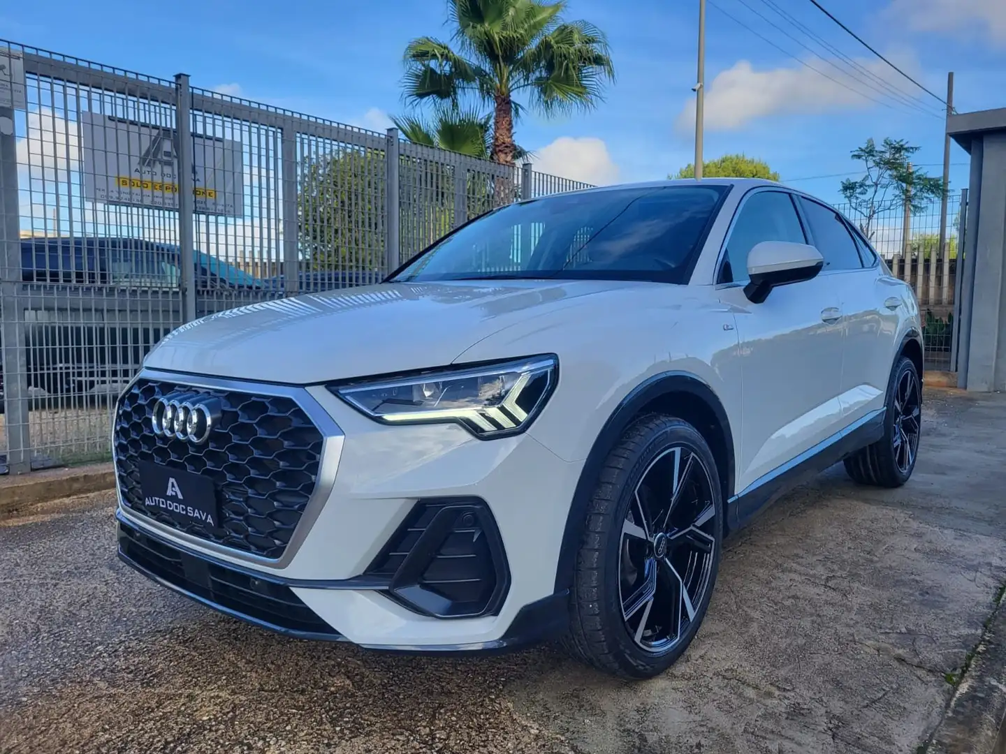 Audi Q3 Q3 Sportback 2.0 Tdi S-Line+Cerchi 20+Luci Amb... Weiß - 2