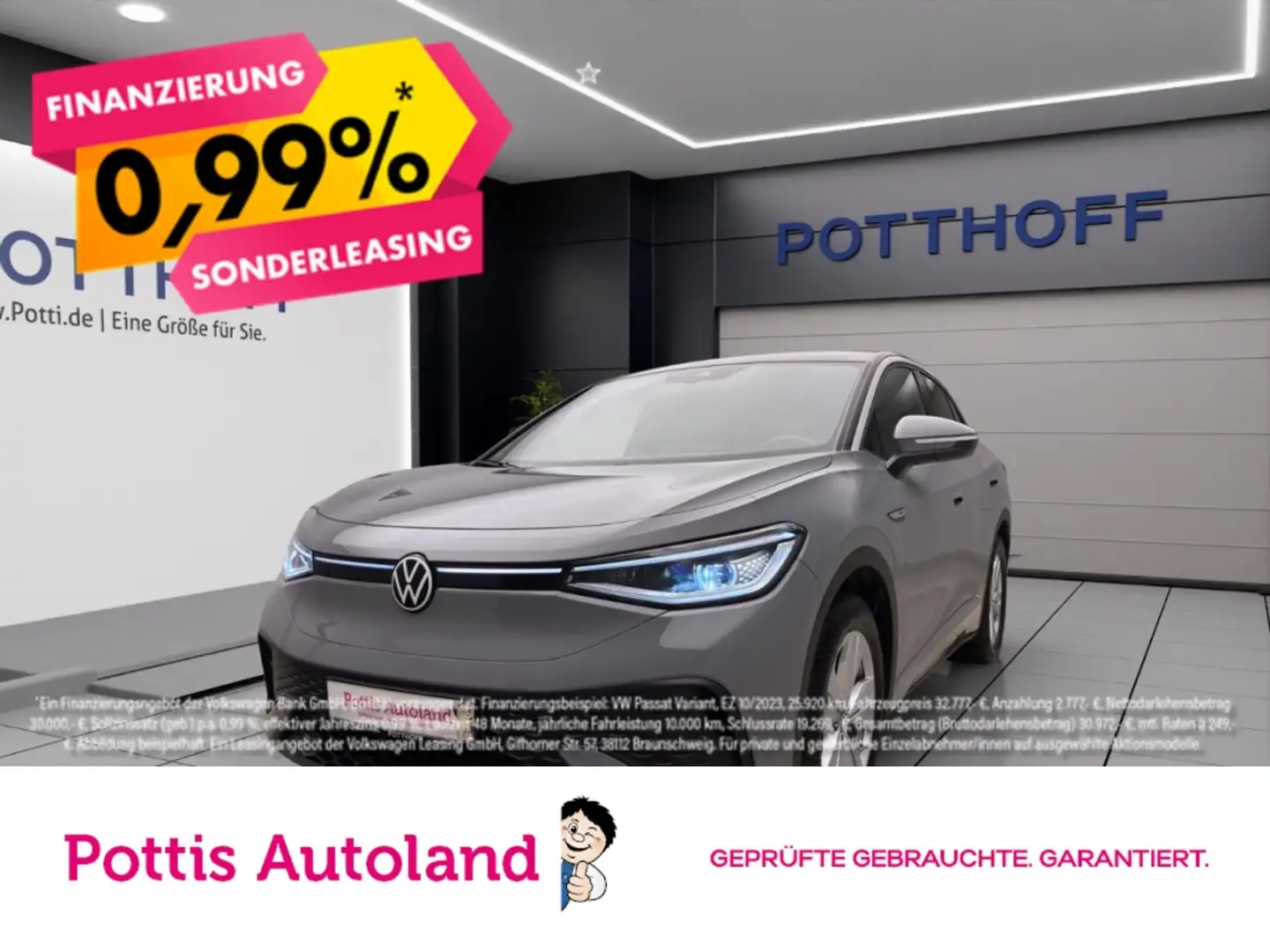 Volkswagen ID.5 PRO NAVI AHK KLIMA ACC PDC Grau - 1