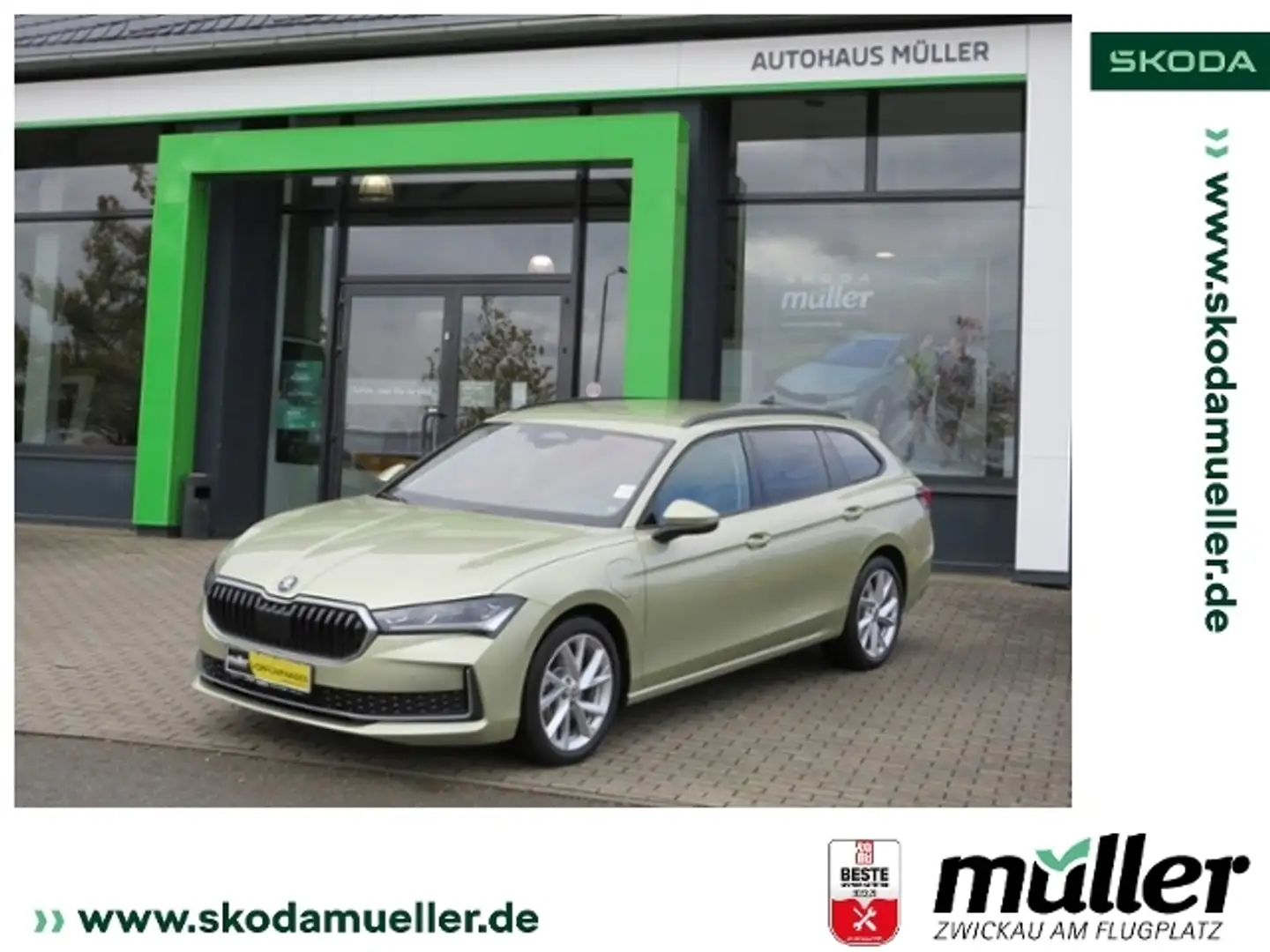 Skoda Superb Combi 1.5 TSI iV 150kW Selection AHK Gelb - 1