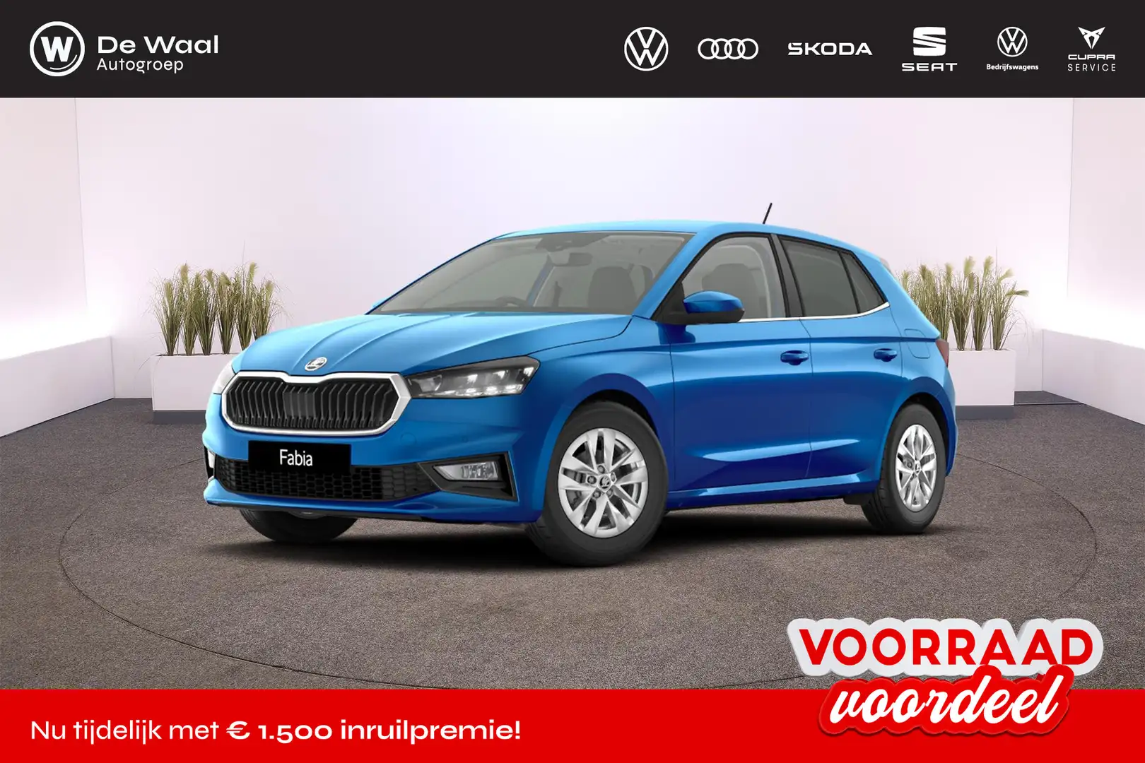 Skoda Fabia Essence 1.0 TSI Blauw - 1