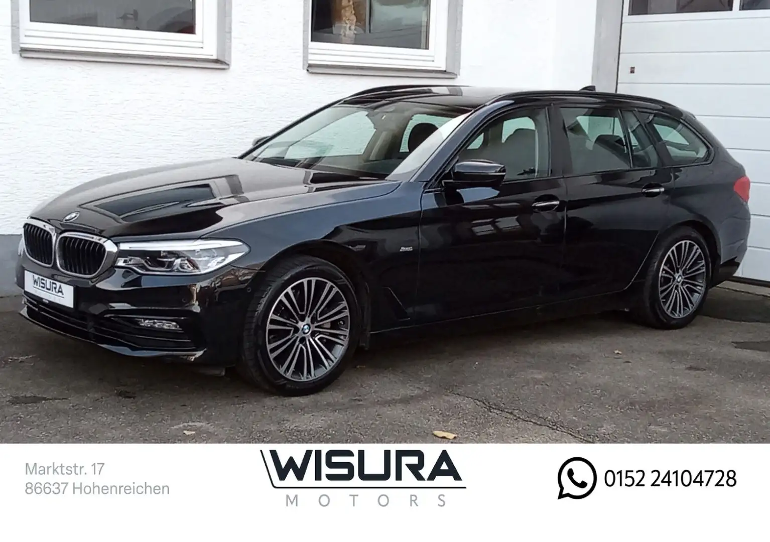 BMW 530 Touring 530 d xDrive Sport Line LED AHK PanoDach Schwarz - 1
