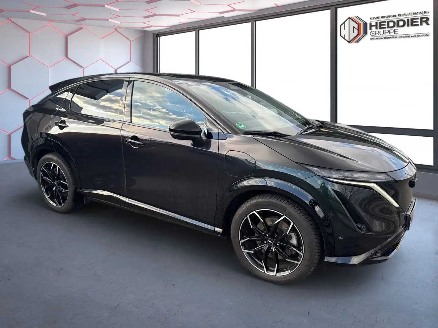 Nissan Ariya Evolve+ e-4orce BOSE ALCANTARA SCHIEBEDACH Verde - 2