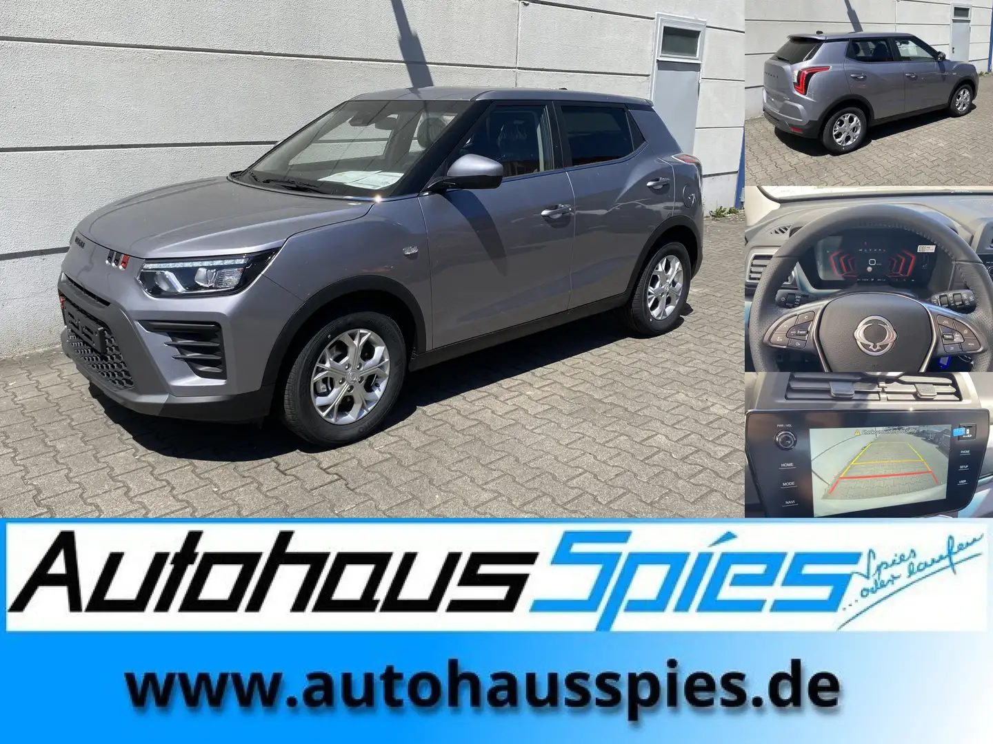 SsangYong Tivoli 1.5 T-GDI 2WD MT Nomad DigiCockpit RKam Nav Shz Grau - 1