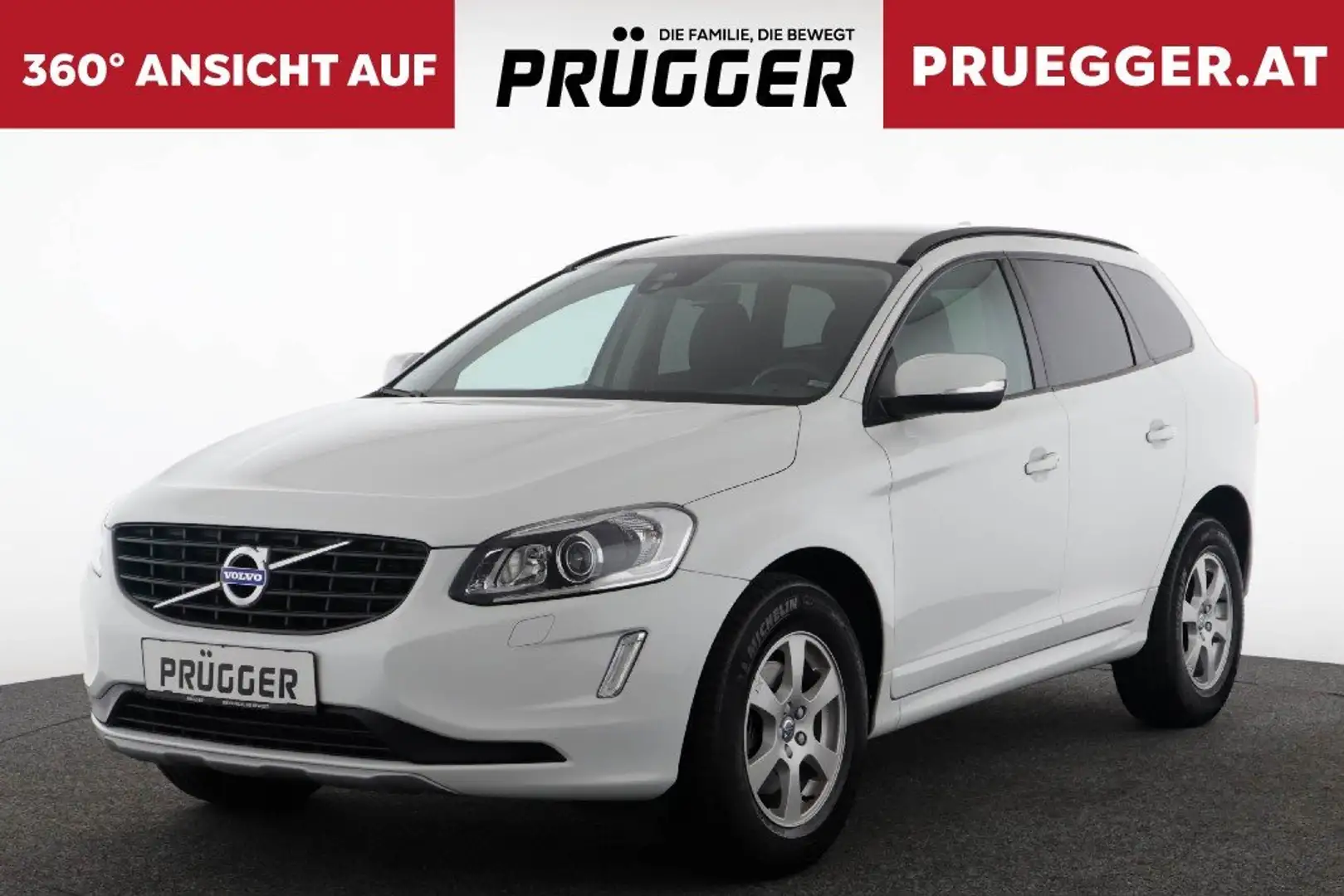 Volvo XC60 D4 Kinetic AWD Autom NAVI KAMERA AHV XENON Weiß - 1