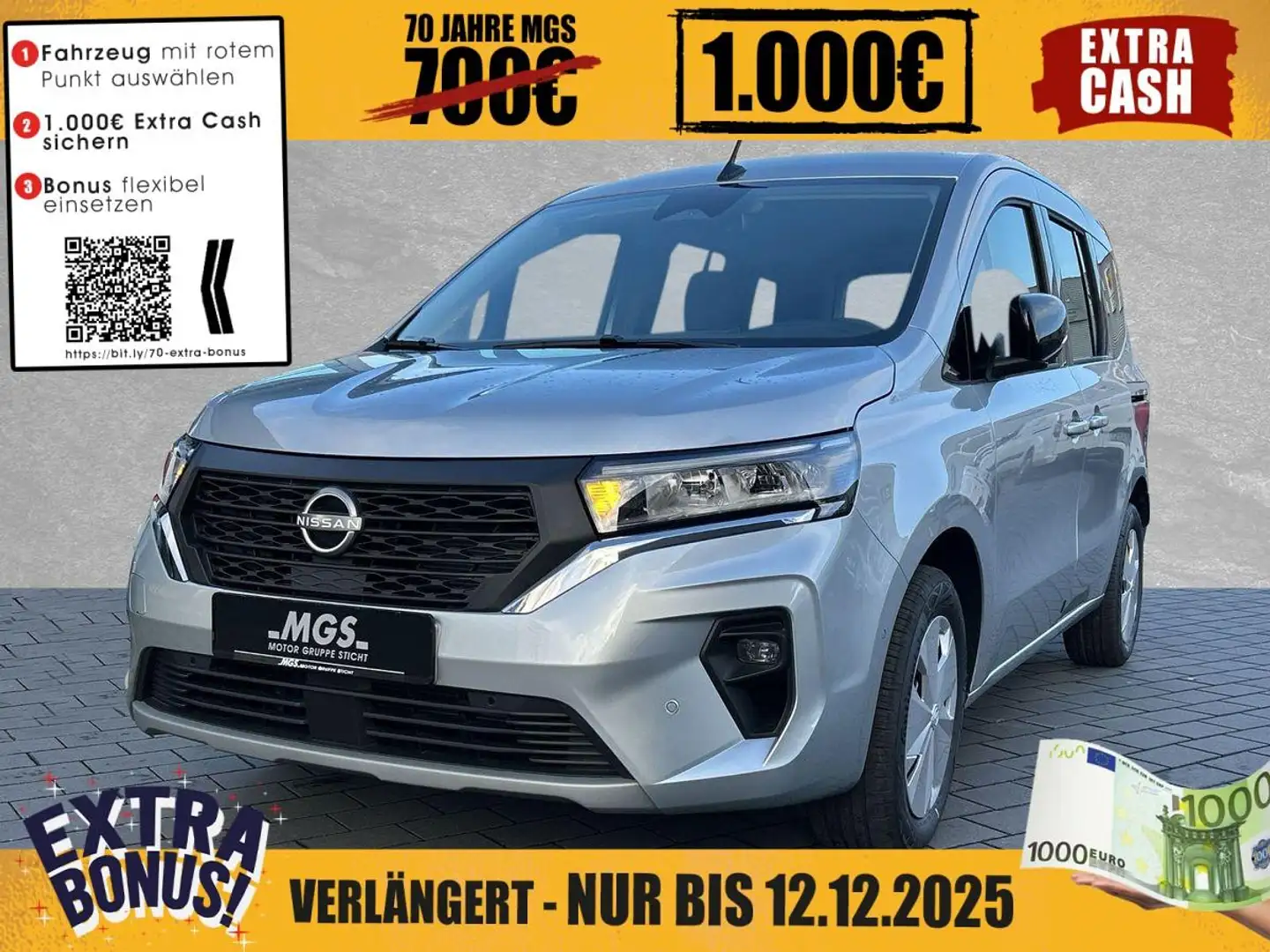 Nissan Townstar DAB #BT #ANDROID #PDC #KAMERA #LED Grijs - 1