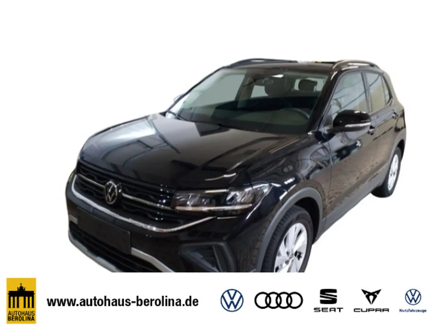 Volkswagen T-Cross 1.0 TSI Life DSG *IQ.DRIVE*App-Connect* Schwarz - 1