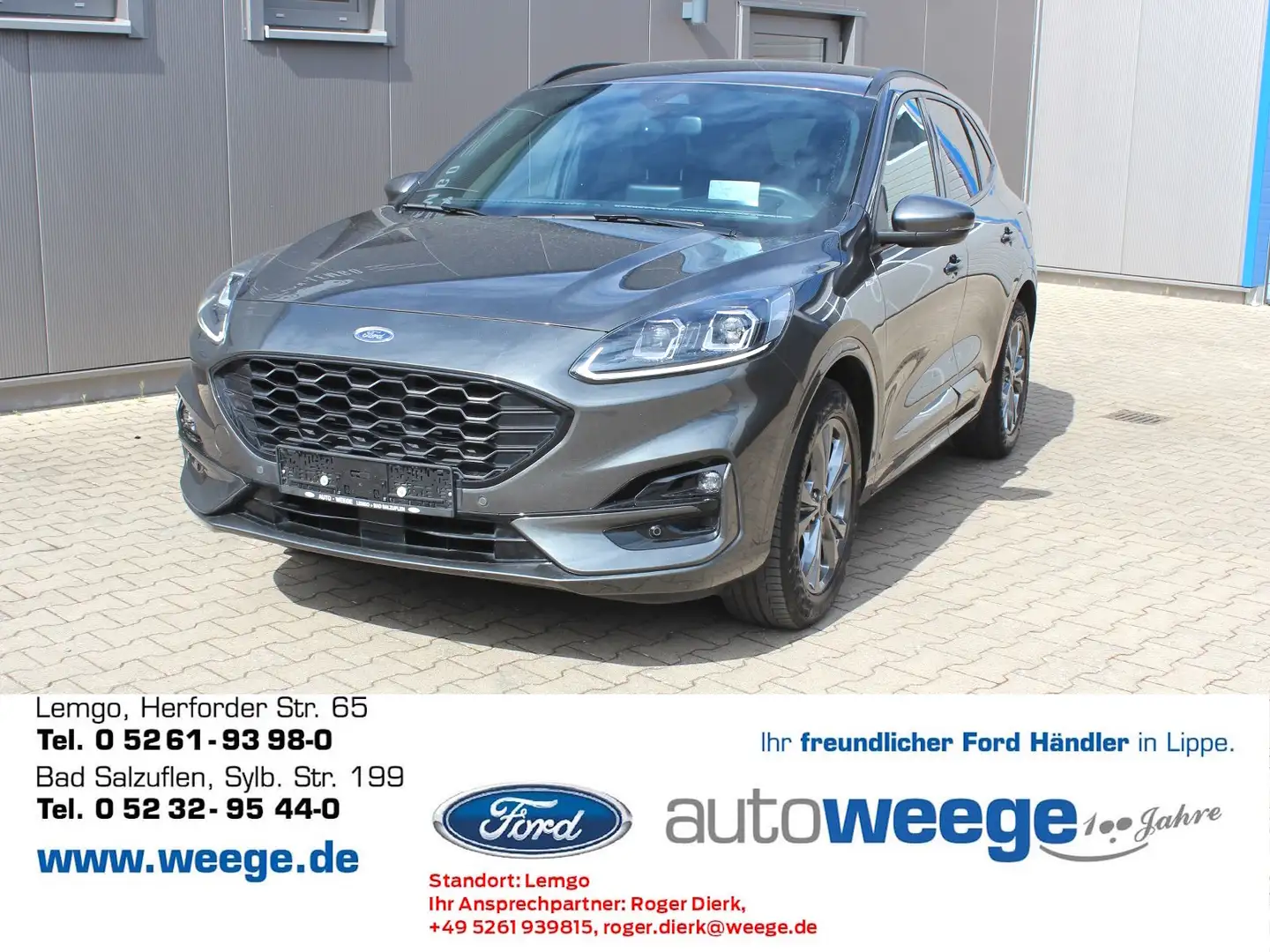 Ford Kuga ST-Line X 1,5 EcoBoost Start/Stopp Gris - 1