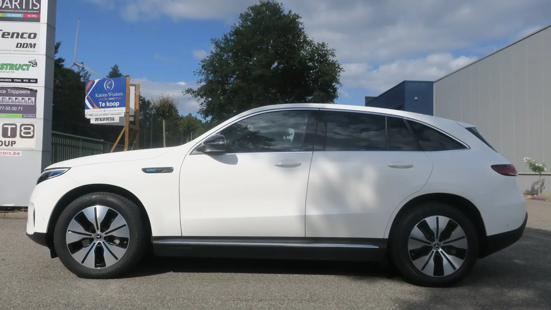 Mercedes-Benz EQC 400 4Matic Service+ Net 27800eu. 5jaar garantie Blanc - 2