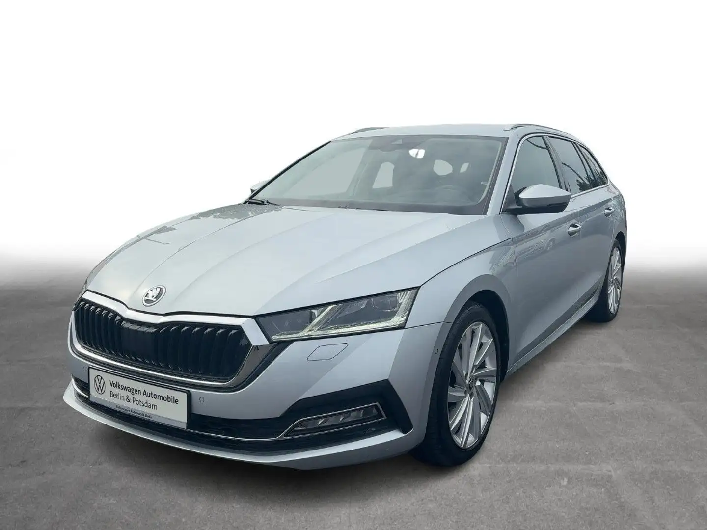 Skoda Octavia Combi 2.0TDI DSG Style AHK NAVI MATRIX-L Silber - 2