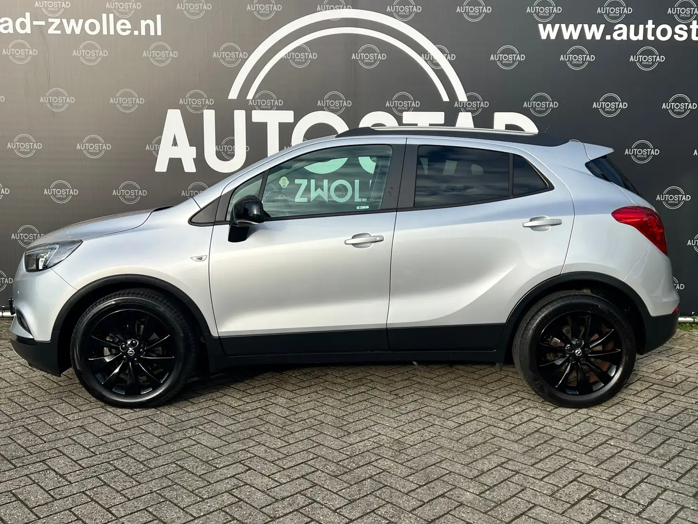 Opel Mokka X 1.4 Turbo Black Edition Airco/cruise/Navi/Apk Grijs - 2