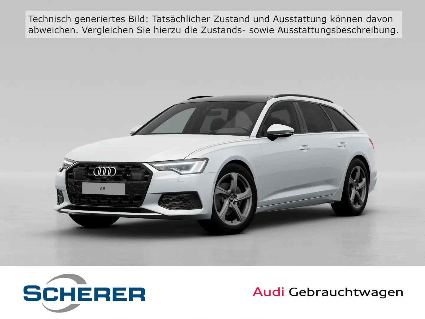 Audi A6 advanced 35 TDI S tronic PANO HUD AHK Weiß - 1