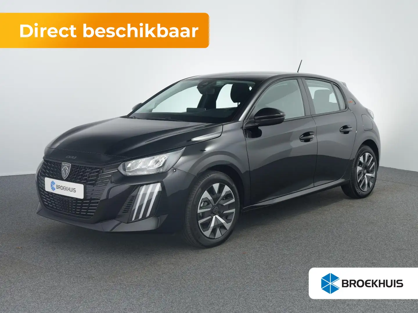 Peugeot 208 Style | Dashboard en deurpanelen in kunststof met Zwart - 1