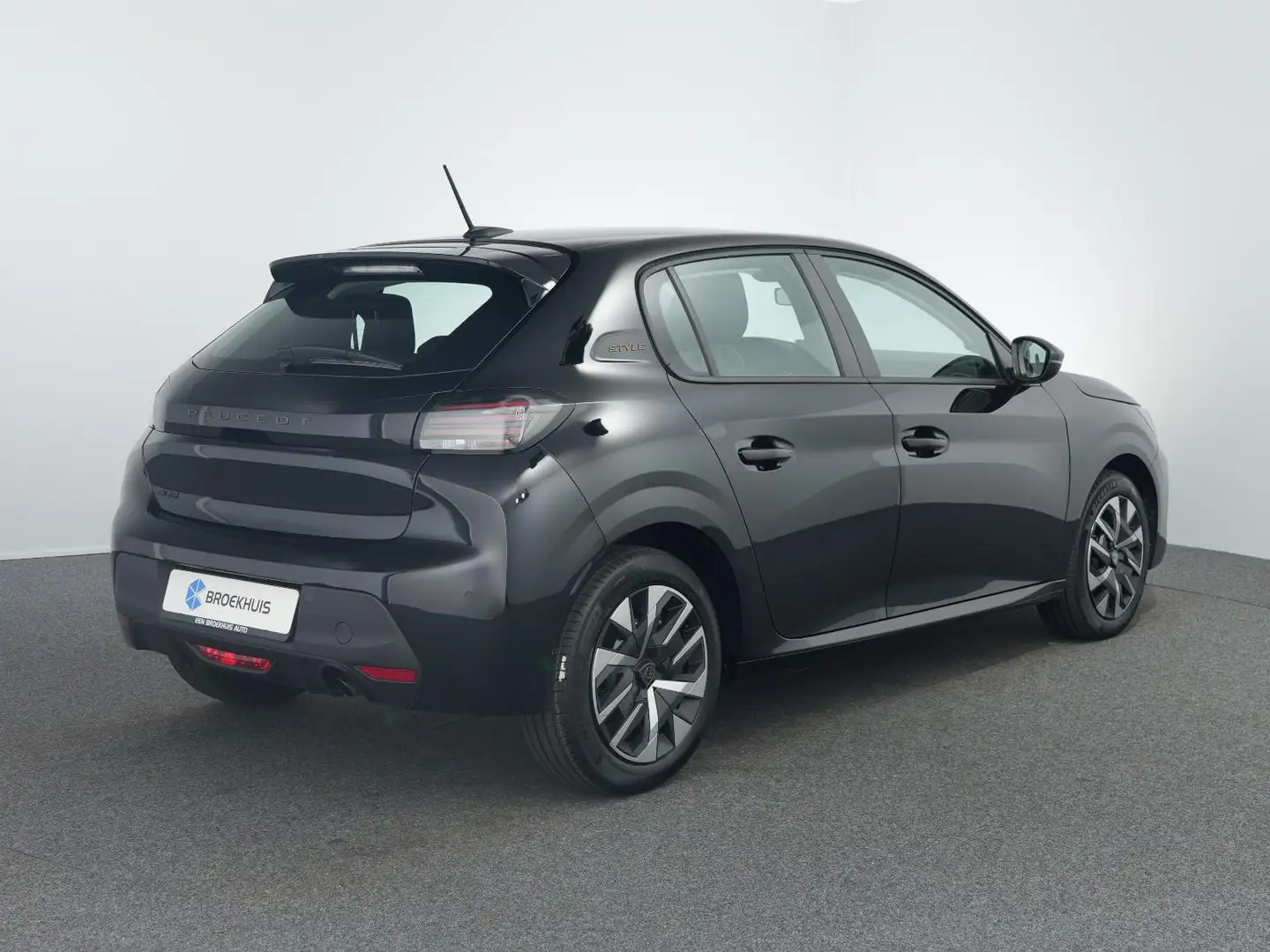 Peugeot 208 Style | Dashboard en deurpanelen in kunststof met Zwart - 2