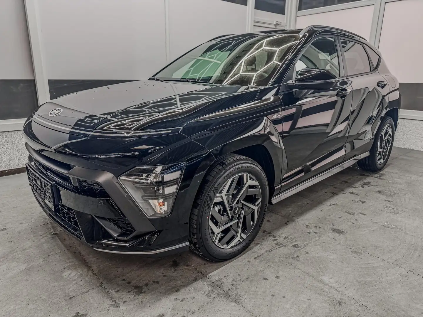 Hyundai KONA PREMIUM PLUS 1.6 T-GDi DCT N-LINE SHZ NAVI ACC ... Noir - 1