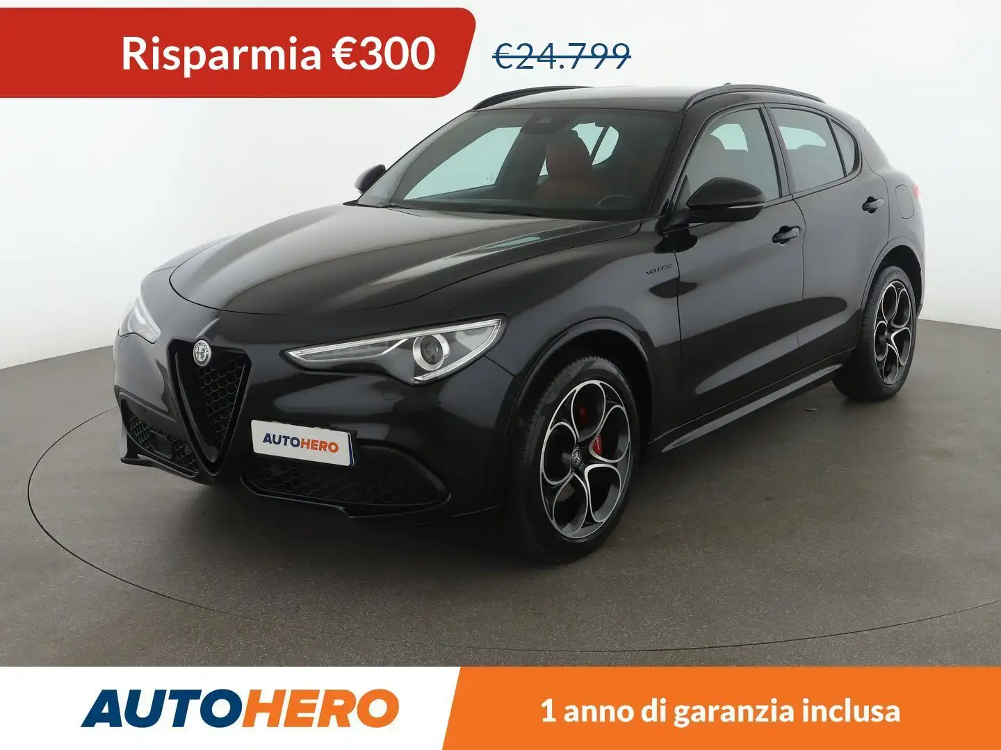 Alfa Romeo Stelvio 2.2 JTDM Veloce  210 CV AT8 Q4 Nero - 1