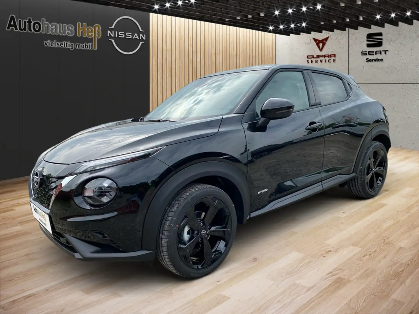 Nissan Juke 1.6 Hybrid Tekna ACC 360° LED NAVI SHZ Noir - 1