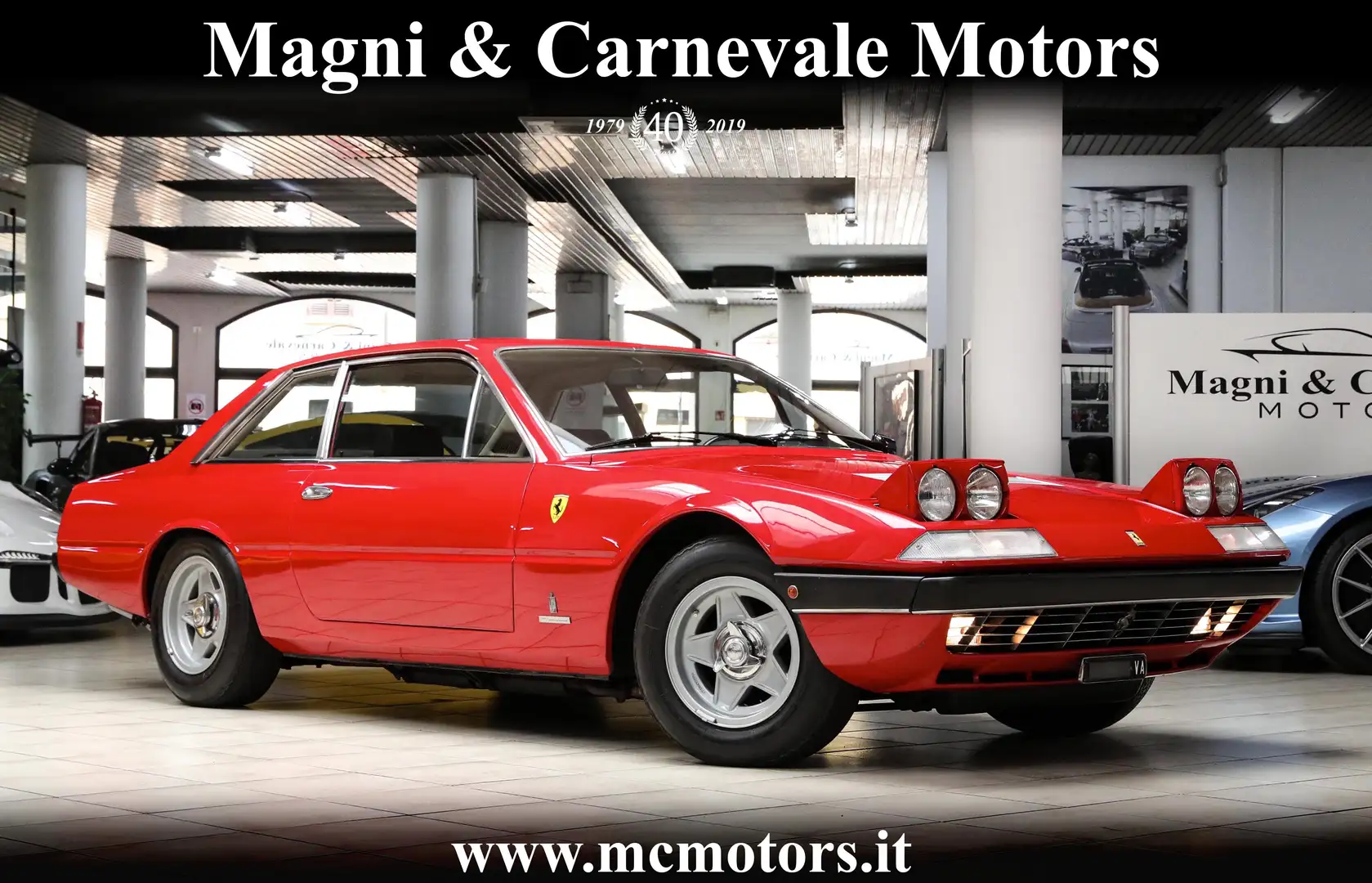 Ferrari 365 GT4 2+2|CERTIFICATO ASI|TARGA NERA|HISTORIC DOCS Червоний - 1
