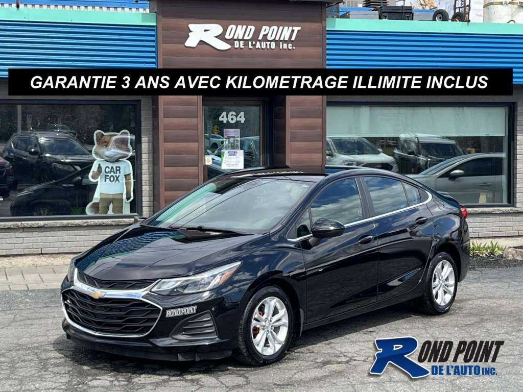 2019 Chevrolet Cruze LT GARANTIE 3 ANS AVEC KILOMETRAGE ILLIMITE INCLUS