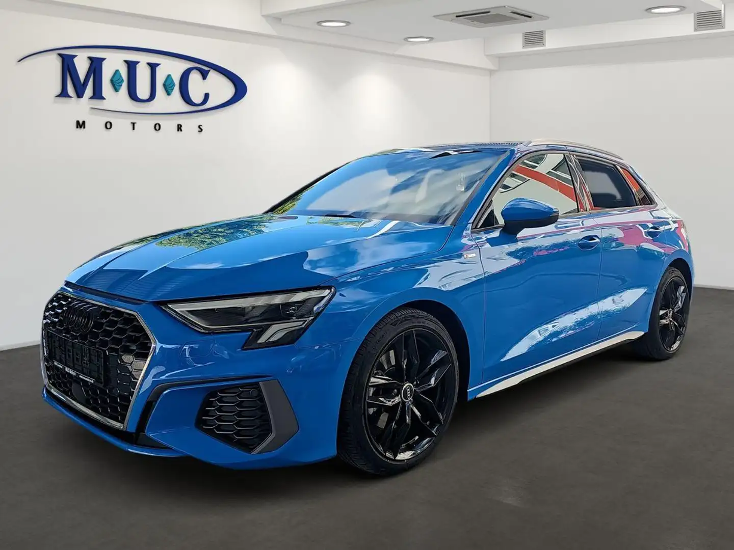 Audi A3 40 TFSI quattro Sline~TurboBlau~Virt.Cockpit Blau - 2