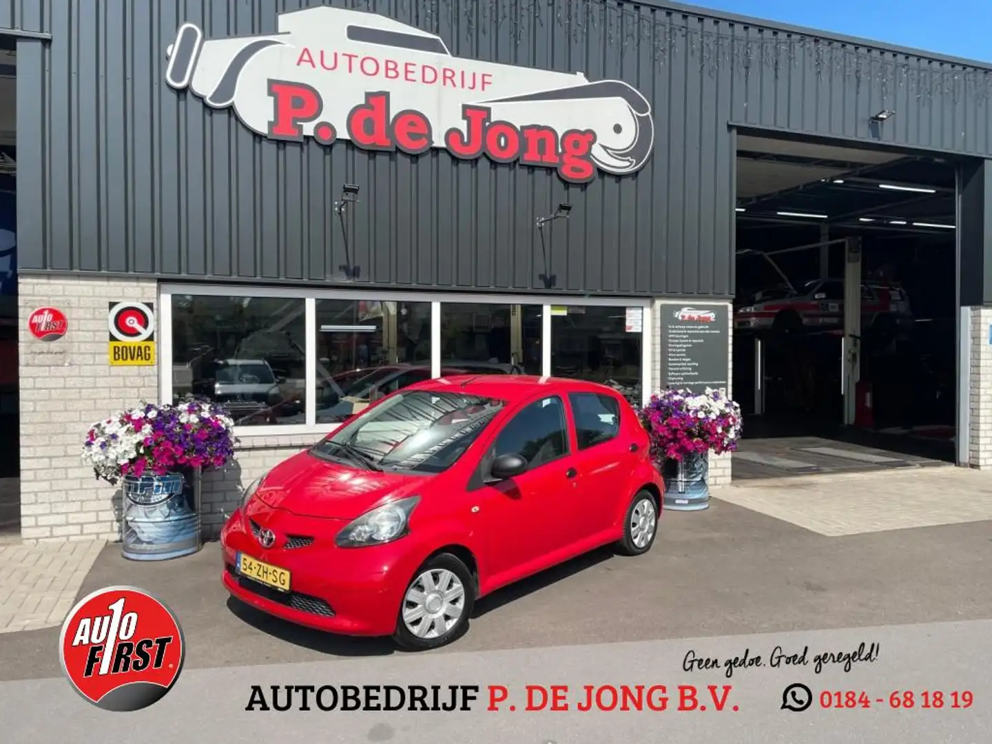 Toyota Aygo 1.0-12V + AIRCO! Rojo - 1