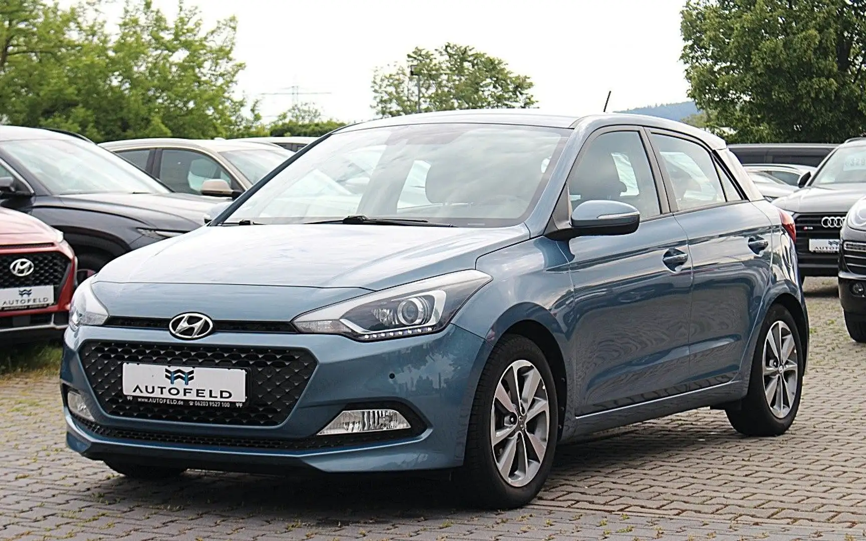 Hyundai i20 1.2 /VOLLSHEFT/BT/SZH/8FACH/PDC/1.HAND/ Blau - 1