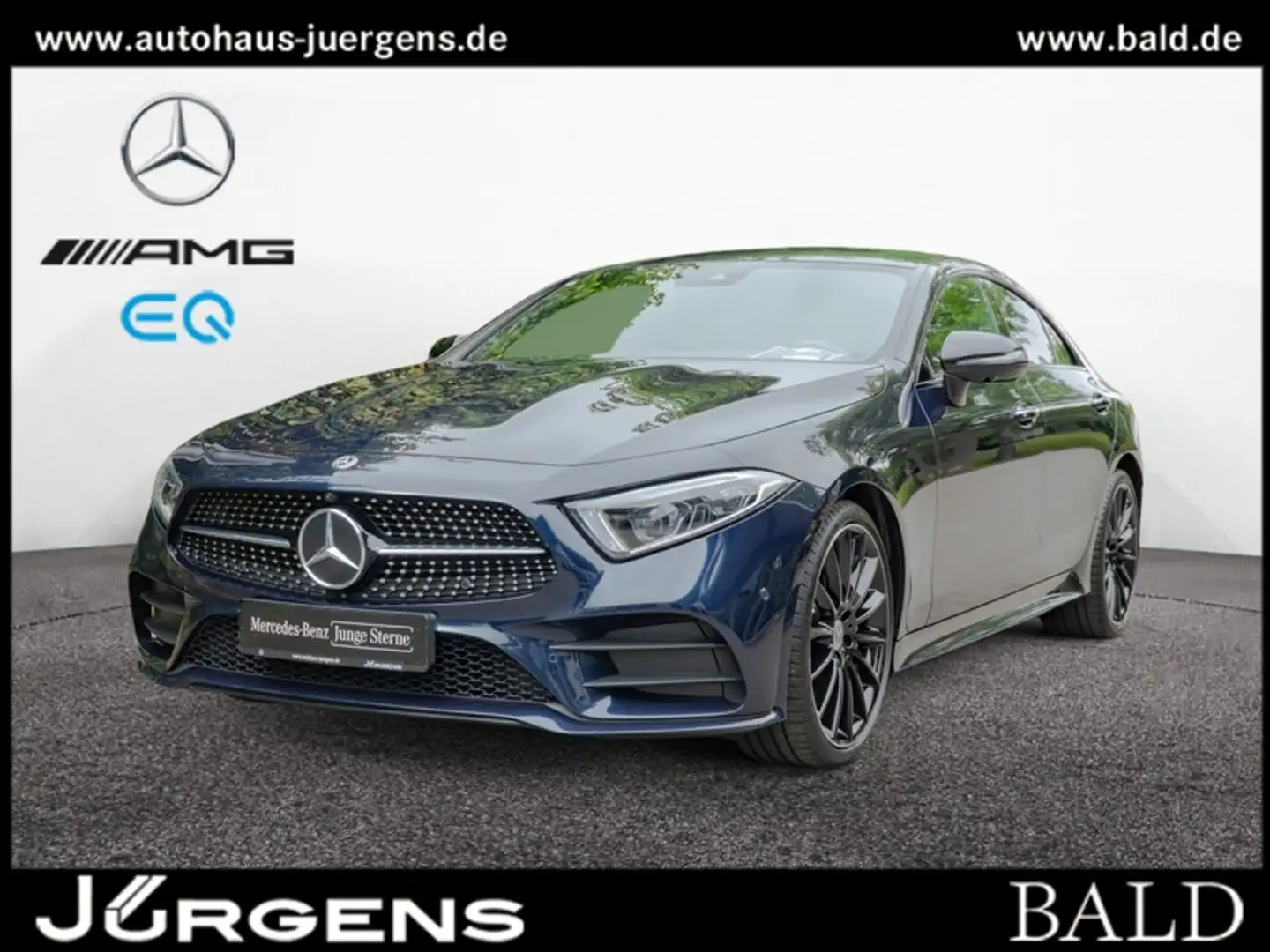 Mercedes-Benz CLS 300 d Coupé AMG-Sport/Wide/360/Night/Totw/20 Blauw - 1