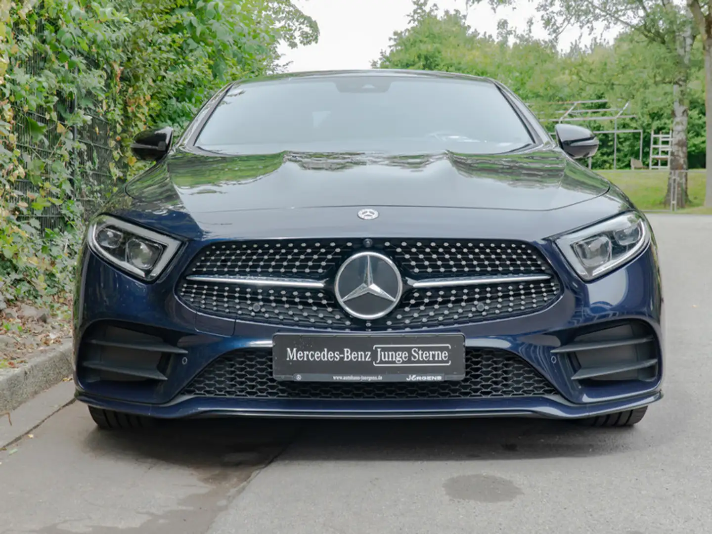 Mercedes-Benz CLS 300 d Coupé AMG-Sport/Wide/360/Night/Totw/20 Blauw - 2