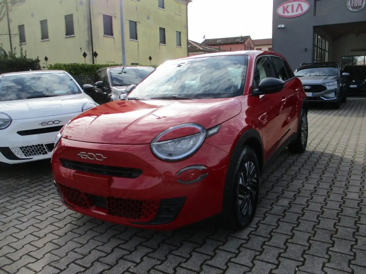 Fiat 600 Hybrid DCT MHEV Camera/Led/Sensori Park Rosso - 1