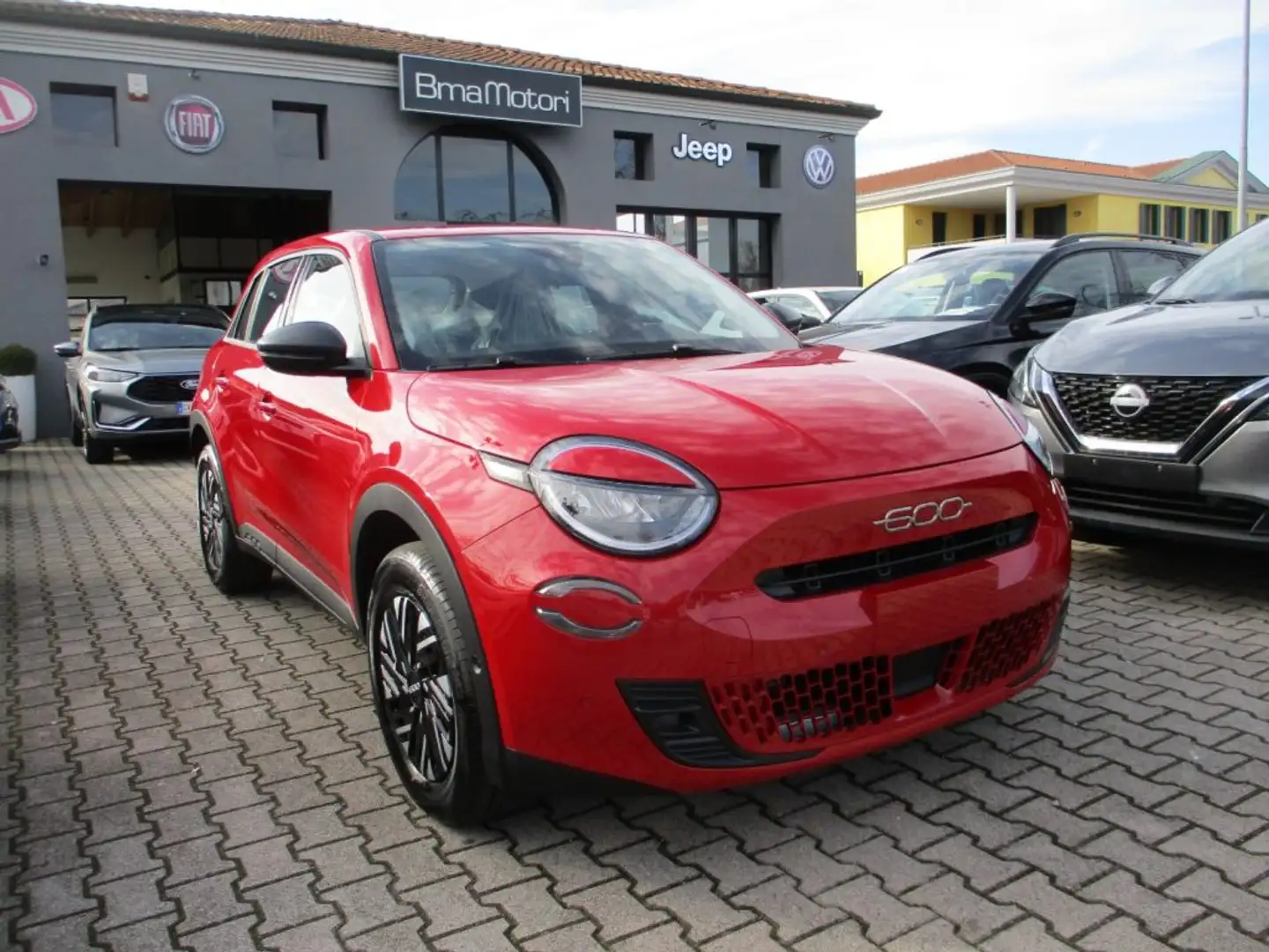 Fiat 600 Hybrid DCT MHEV Camera/Led/Sensori Park Rosso - 2