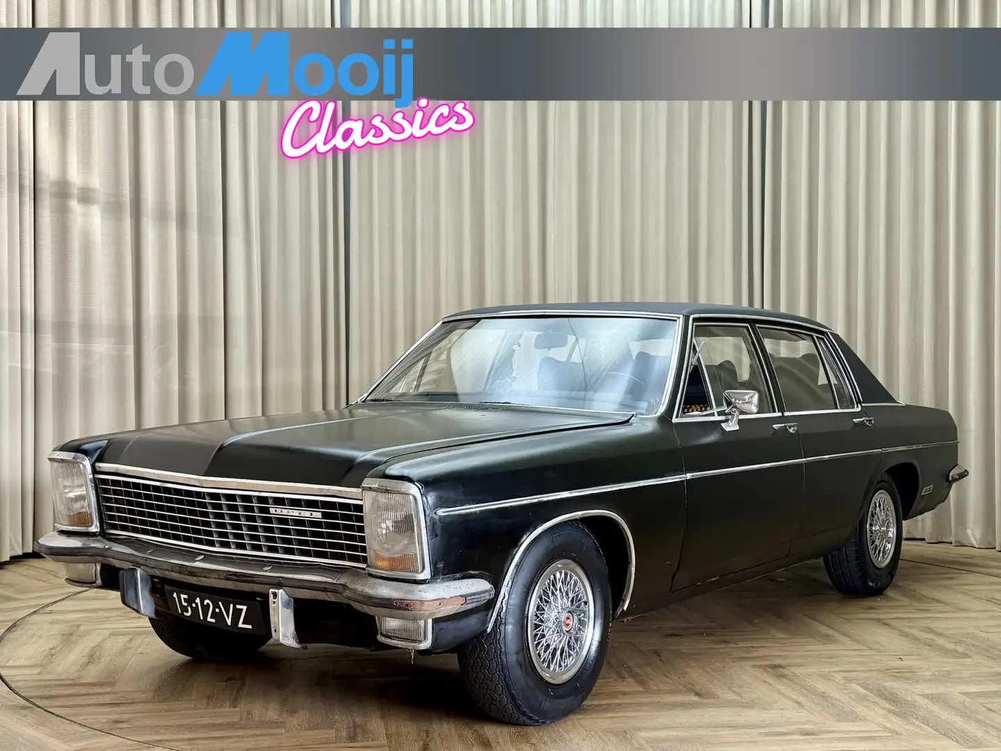 Opel Diplomat 5.4 V8 *Org.NL!* 327 V8 Corvette / LPG / APK- & Be Schwarz - 1