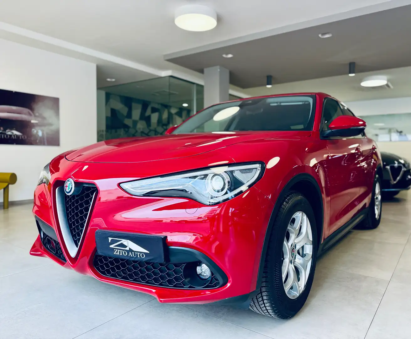 Alfa Romeo Stelvio 2.2 t rwd 160cv auto Rosso - 1