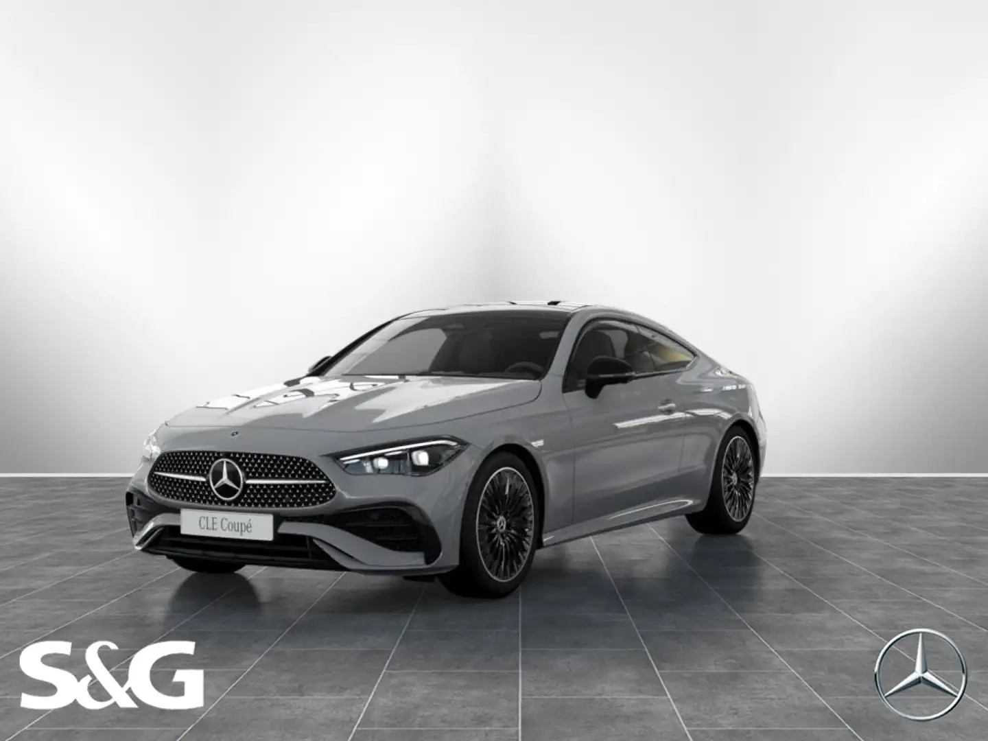 Mercedes-Benz CLE 220 d Coupé AMG MBUX+360°+DIG-LED+Pano+Night Gris - 1